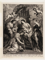 KG 17439
<br/>
De kroning van St. Catherine door Jezus
<br/>
<em>Jode II, Pieter de (1606-na 1647)</em>